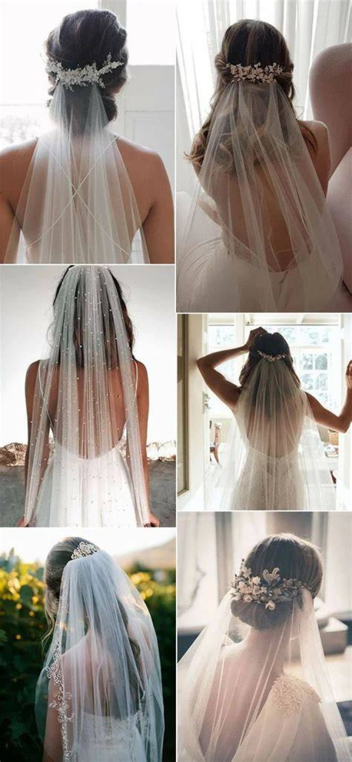 Can you wear a veil with a bun?