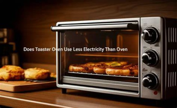 Does a toaster oven use less electricity than a regular oven?