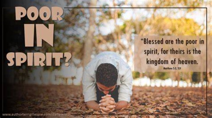 How blessed are the poor in spirit?