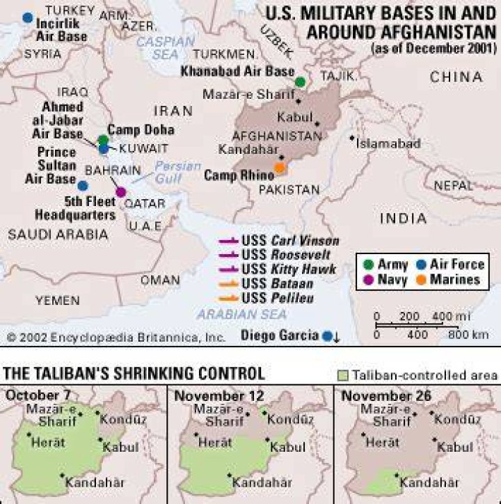 What army bases are in Afghanistan?