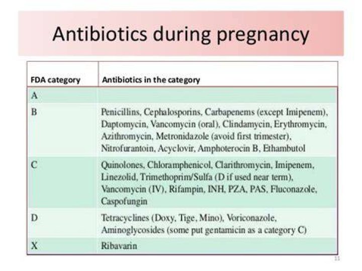 What category is clindamycin in pregnancy?