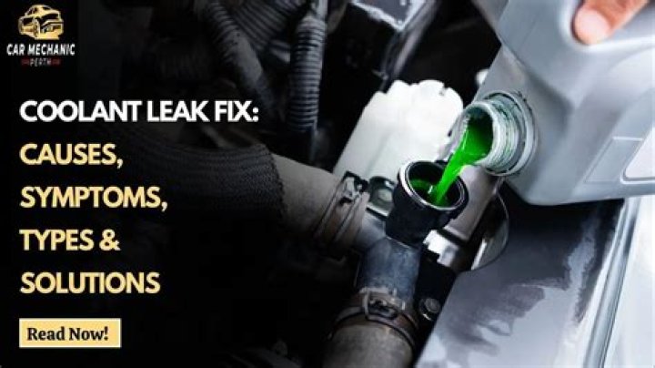 What causes an internal coolant leak?