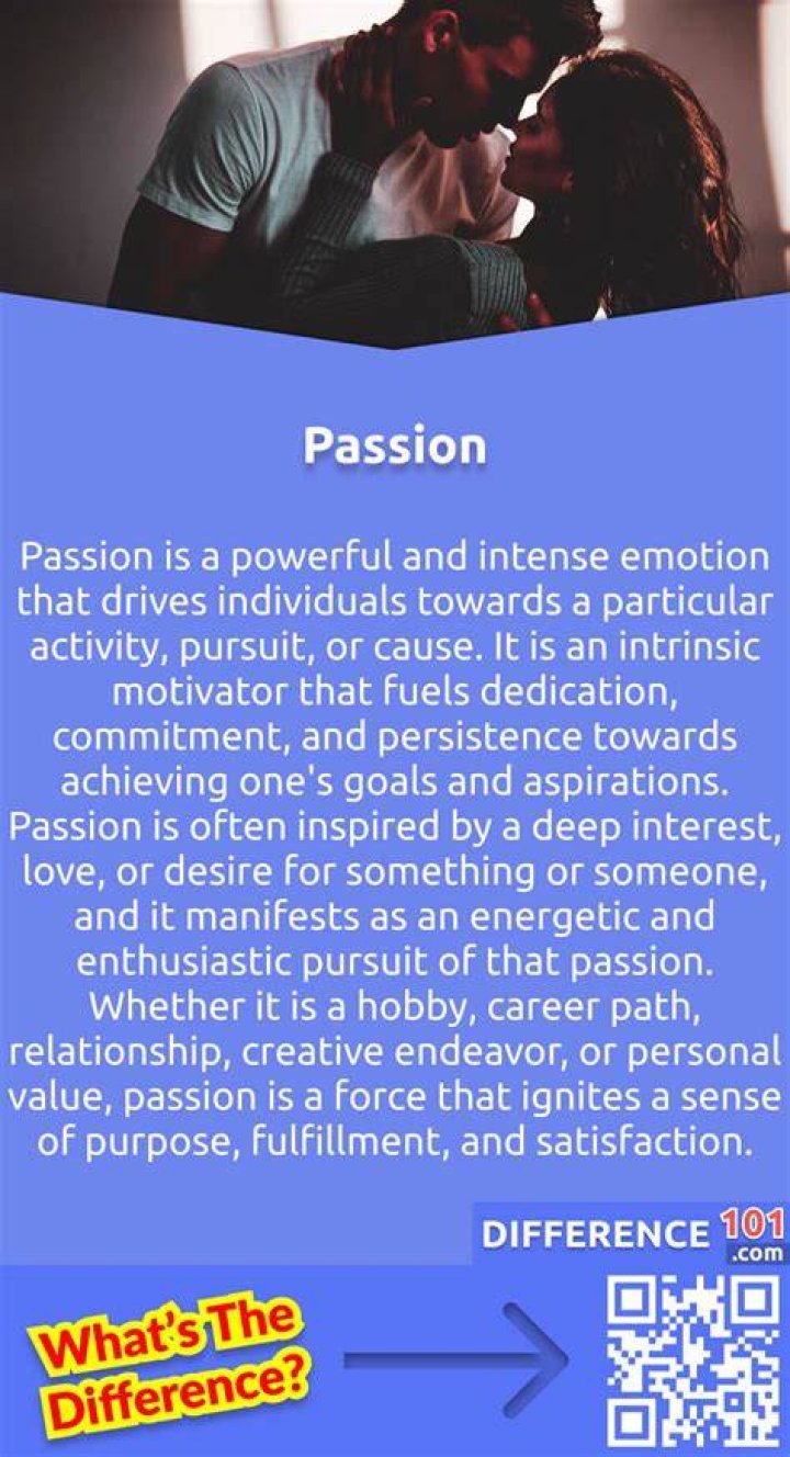 What is intense passion?